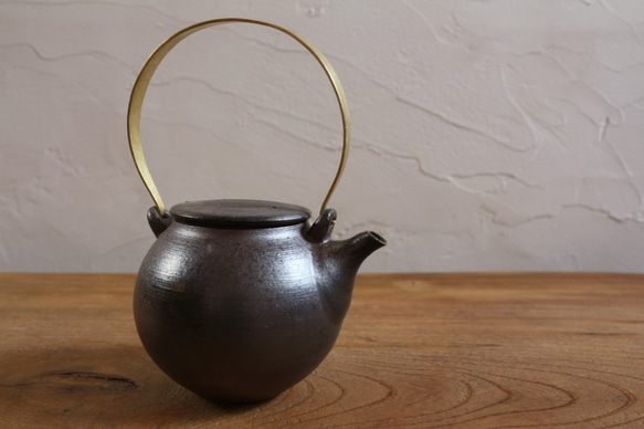 真鍮火鉢　台座付き　龍の取手　大型　43cm 真鍮火鉢台座付き龍の取手大型43cm