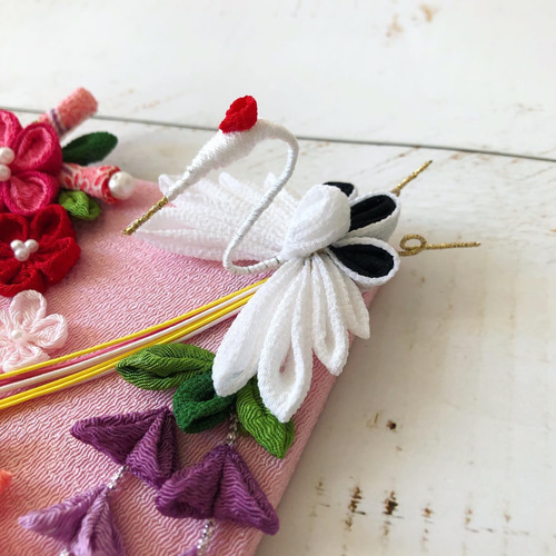 つまみ細工の羽子板飾り お正月/桃の節句に♪ その他インテリア雑貨