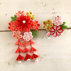 【 紐飾り 被布飾り 】オーダーのご相談はコメント欄よりお願いします 楽天市場】七五三 被布飾り（女の子用） 1組（2本）（7877