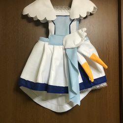 オーダーメイド品 プリキュアキュアアンジュ風エプロン衣装 子供