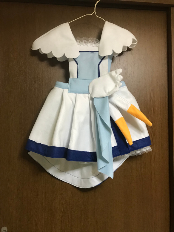 オーダーメイド品 プリキュアキュアアンジュ風エプロン衣装 子供