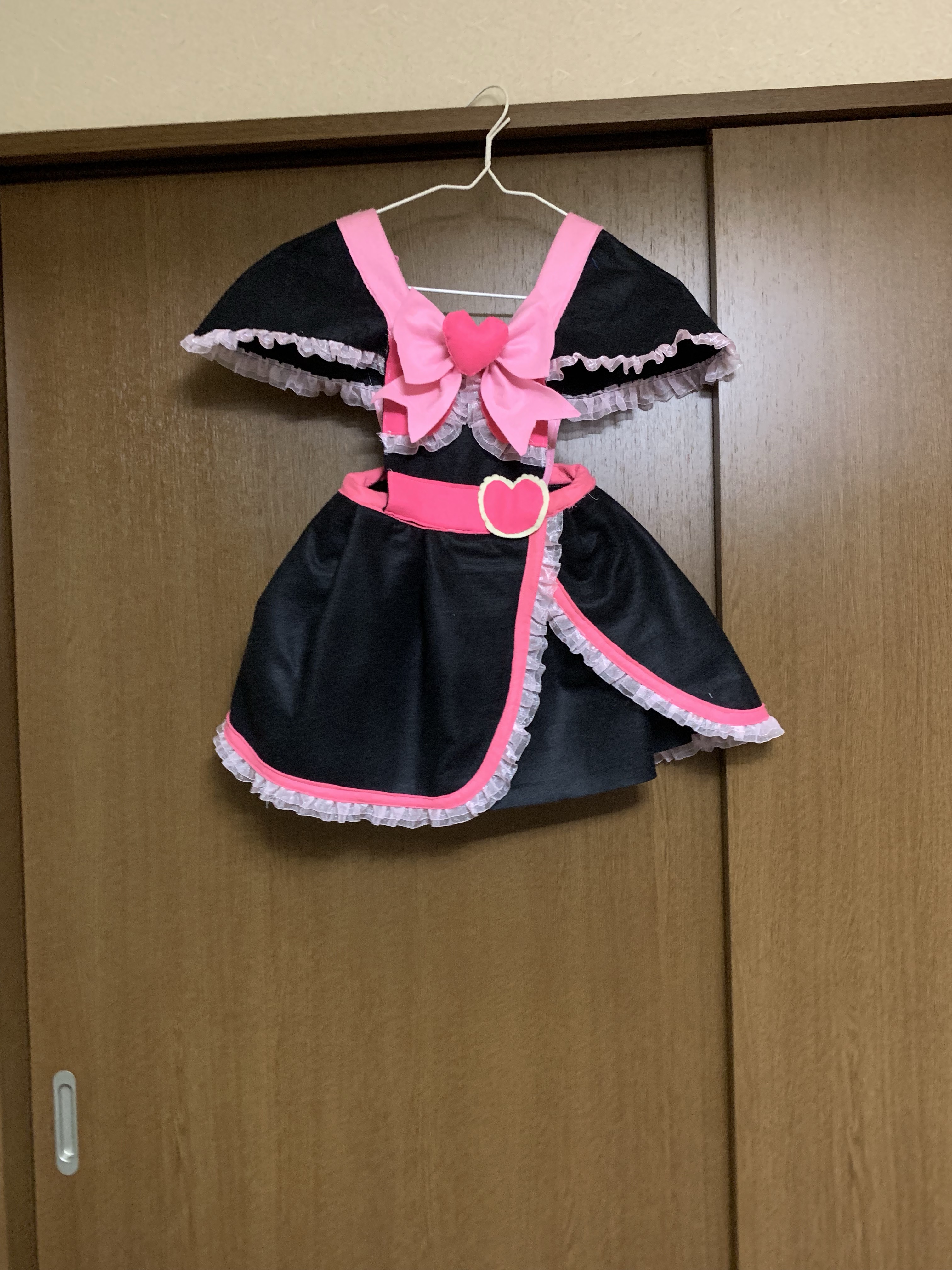 オーダーメイド品キュアブラック風エプロンなりきり衣装 生地