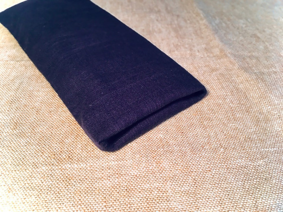 亜麻の実100％コットンアイピロー　カバー2枚付き　ヨガ　 3枚目の画像