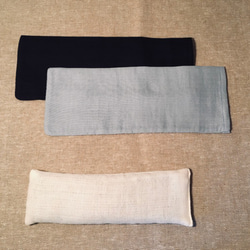 亜麻の実100％コットンアイピロー　カバー2枚付き　ヨガ　 4枚目の画像