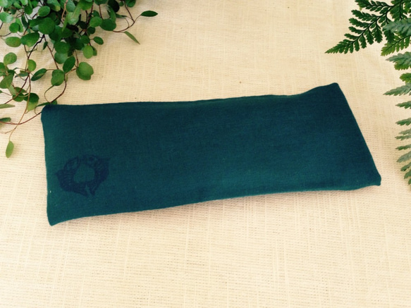 ヨガ　亜麻の実100％コットンアイピロー 3枚目の画像