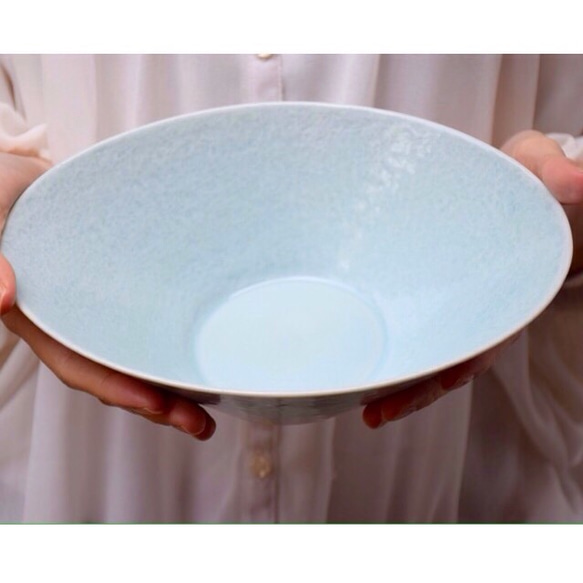 【空色】楕円中鉢 箸置きセット 2枚目の画像