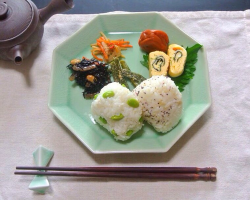 setomono 翡翠色】八角皿 箸置きセット ランチプレート SETOKARA 通販