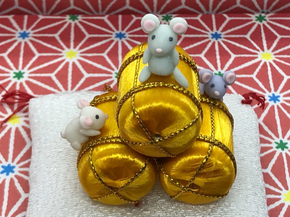 俵のネズミ お正月飾り その他置物 Kekero 通販 8256567｜Creema