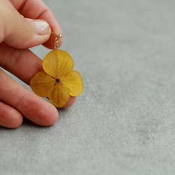 纏い花　紫陽花の耳飾り 6枚目の画像