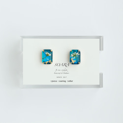 【選べるカラー】ユーフォルビアの耳飾り　ーbotanical jewelry— 4枚目の画像