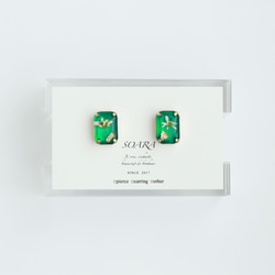 【選べるカラー】ユーフォルビアの耳飾り　ーbotanical jewelry— 5枚目の画像