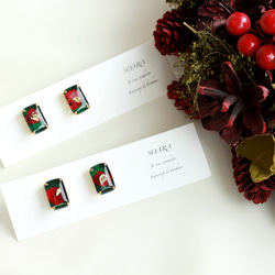 【Creema限定】[petit] Christmas rose　botanical jewelry 2枚目の画像