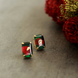 【Creema限定】[petit] Christmas rose　botanical jewelry 3枚目の画像