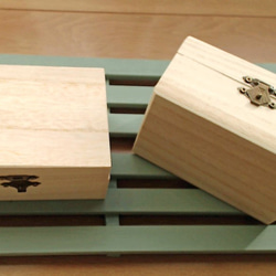 白木のアクセサリーボックス 4枚目の画像