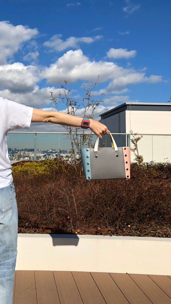 バラバラになる革バック‼︎リムーバルバック トートバッグ mmko