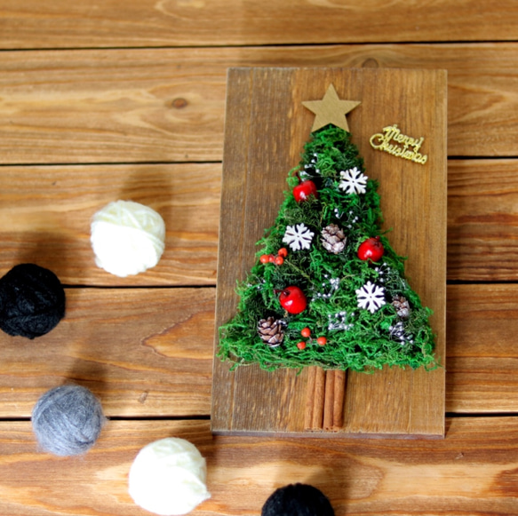 【Creema限定】クリスマスツリーボード 2枚目の画像