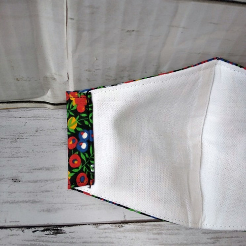 感謝セール・レディースサイズ】リバティ生地ベリークリスマス柄  