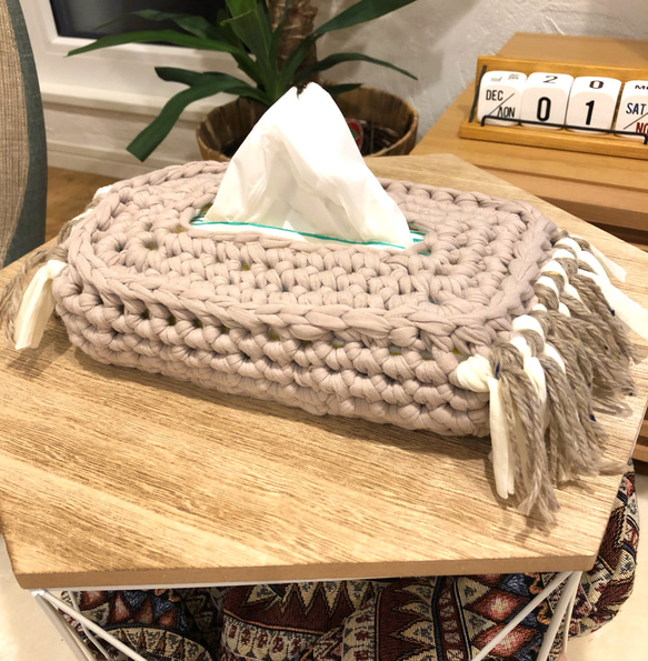 ズパゲッティ ティッシュカバー その他インテリア雑貨 tette_hoppe  