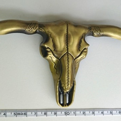 モチーフメタルバックル　BULL HEAD　バックルのみ 2枚目の画像