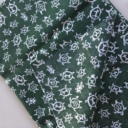 手ぬぐい　5枚セット　グリーンセット　伝統柄　和柄　日本製 5枚目の画像