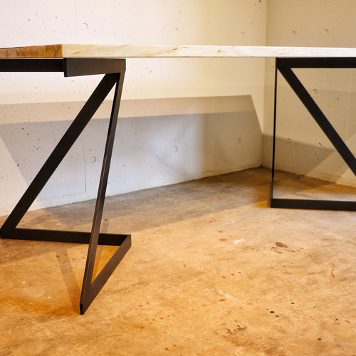 足場板 アイアン テーブル COBA おしゃれ ダイニング リビング