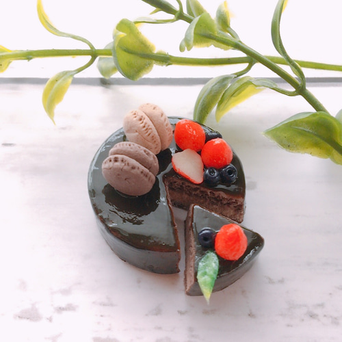 ミニチュアチョコのケーキセット 2個セット】ミニチュア断面を楽しむチョコミントケーキ | Pain＊Eponine