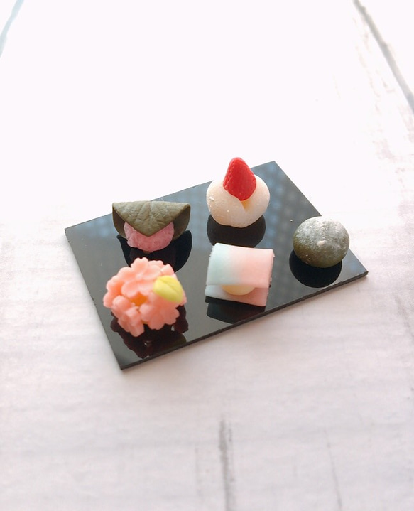 ☆ミニチュア お花見和菓子セット☆ その他インテリア雑貨 mi-mama