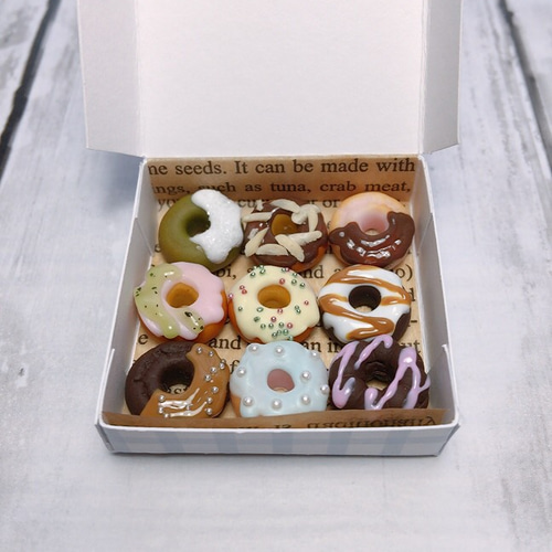 ミニチュア 箱入りドーナツセット その他置物 mi-mama cafe 通販