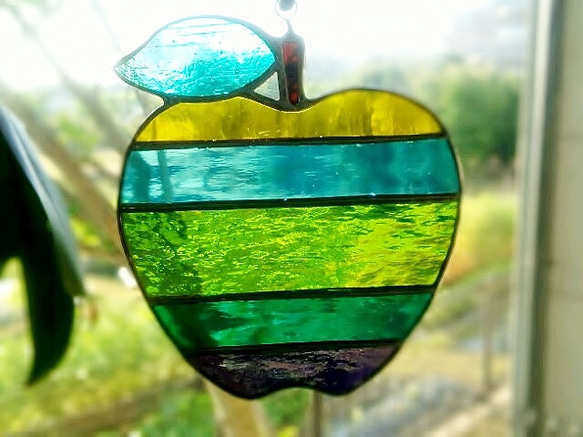 再販☆レインボーアップル～虹色林檎～(青) 5枚目の画像