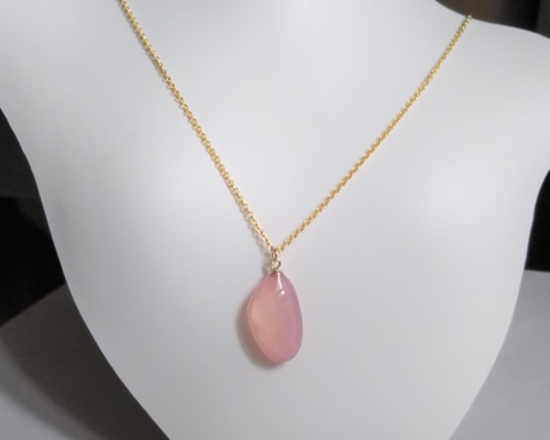 桜貝　ペンダントネックレス 桜貝 (パウダー）ネックレス 220330F プレゼント ギフト : ハッピー