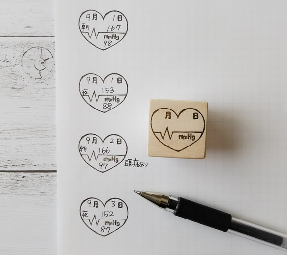 消しゴムはんこNo.21 ハート 消しゴムはんこNo.21 ハート