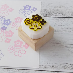 可愛いお花の消しゴムはんこ はんこ・スタンプ NICOsmile ニコ