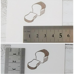 食パン＊消しゴムはんこ＊ 5枚目の画像