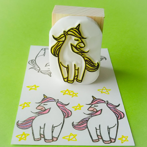 ゆめかわユニコーン＊消しゴムはんこ＊ はんこ・スタンプ