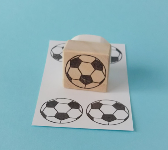 サッカーボール＊消しゴムはんこ＊ 4枚目の画像