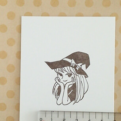 魔女っ子＊消しゴムはんこ＊ 5枚目の画像