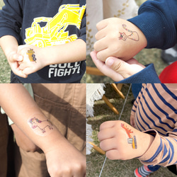 【TATOO】子ども向け「タトゥーシール10枚」袋つき 2枚目の画像