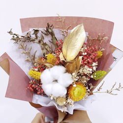 <fa.fa.Fa. 茷>インポートされたドライフラワー手作りの花の卒業花束フォト小道具結婚式のギフトオフィスの家具母の日ギフト 4枚目の画像