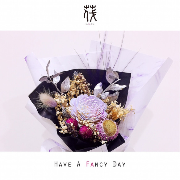 <fa.fa.Fa. 茷> 日本進口乾燥花 手作花 畢業花束 拍照道具 婚禮禮物 辦公室擺設 母親節禮物 生日禮物 第1張的照片