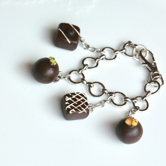 ⌘ ミニチュア チョコレート ⌘ バッグチャーム 2枚目の画像