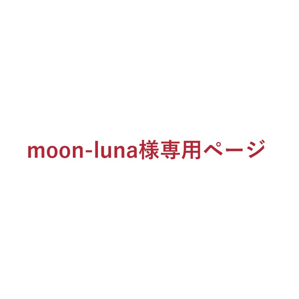 moon-luna様専用 1枚目の画像