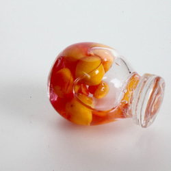 ミニチュアガラス　黄梅シロップのキャニスター 7枚目の画像
