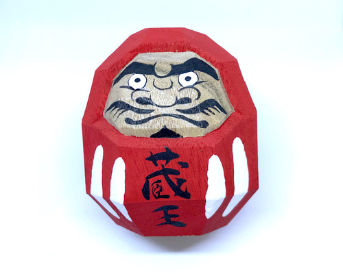 一刀彫　だるま ダルマ 達磨 木彫り 伝統工芸 置物 インテリア レトロ Amazon.co.jp: だるま ダルマ 達磨 木彫り 伝統工芸 置物