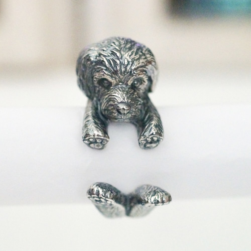 K10WG プードル犬リング K10WG プードル犬リング 楽天市場】トイプードル 指輪の通販