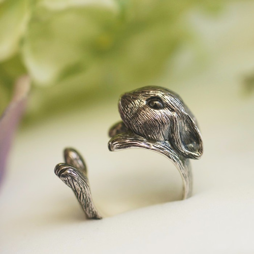 うさぎリング Silver 指輪・リング naturama 通販 1585477