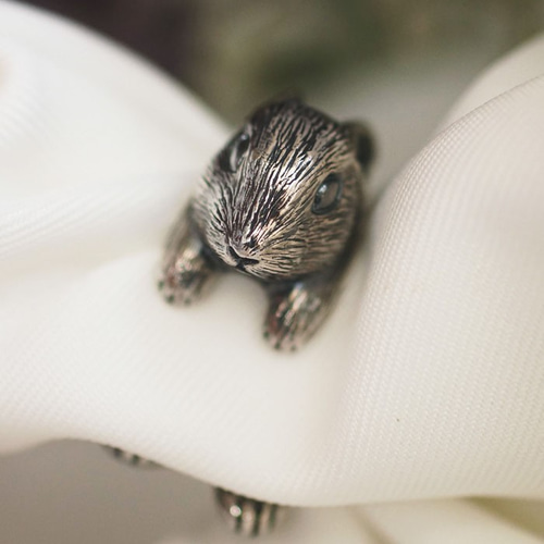 うさぎリング Silver 指輪・リング naturama 通販 1585477