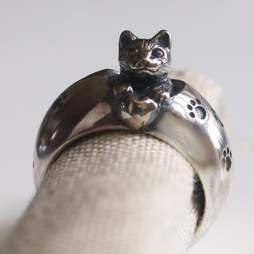 猫からの贈りものリング 指輪・リング naturama 通販｜Creema(クリーマ 