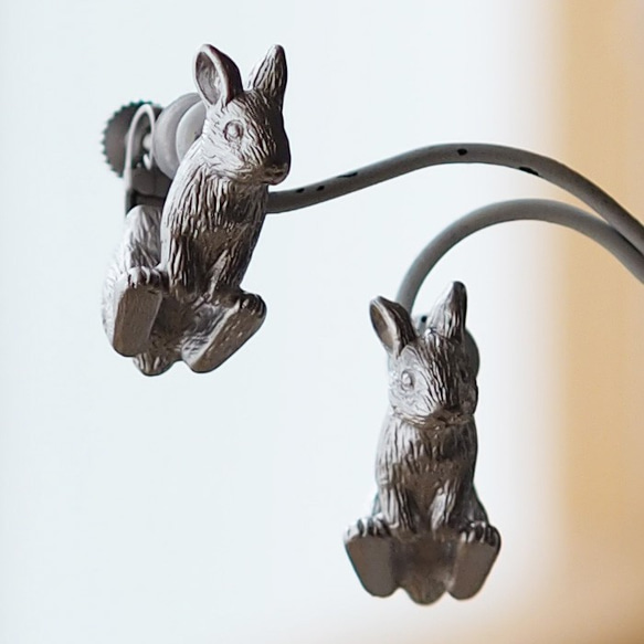 兔子耳環荷蘭矮人（銀）一隻耳朵 第1張的照片