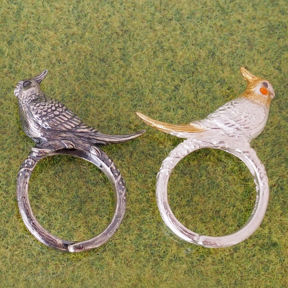 手乗りオカメインコリング