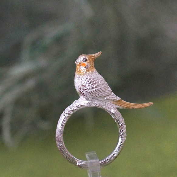 手乗りオカメインコリング 2枚目の画像